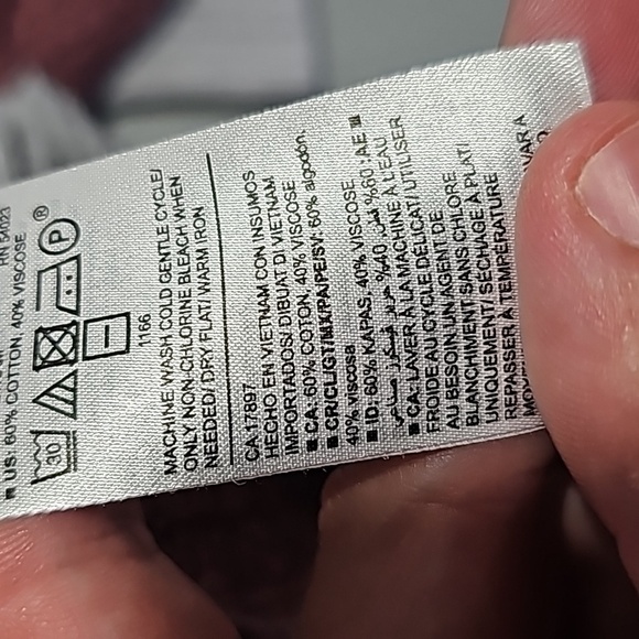 Old Navy gray and brown striped 3X crew neck tunic length sweater - Picture 6 of 6